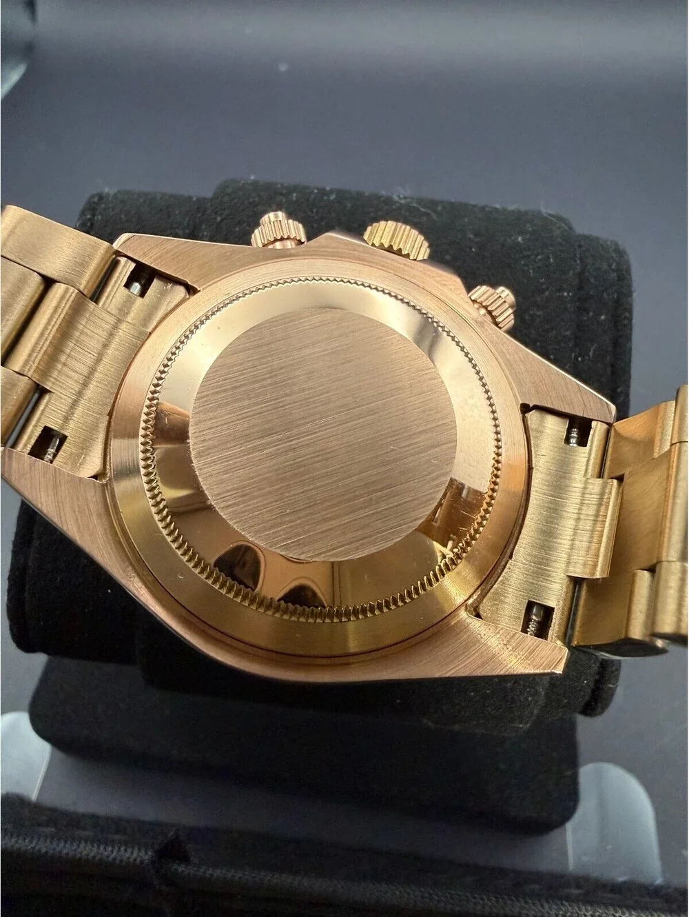 CUSTOM SEIKO DAYTONA ROSE GOLD BLACK
